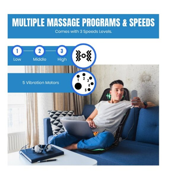 Pursonic Chair Cushion With Heat and Vibration - like new - Picture 3 of 4